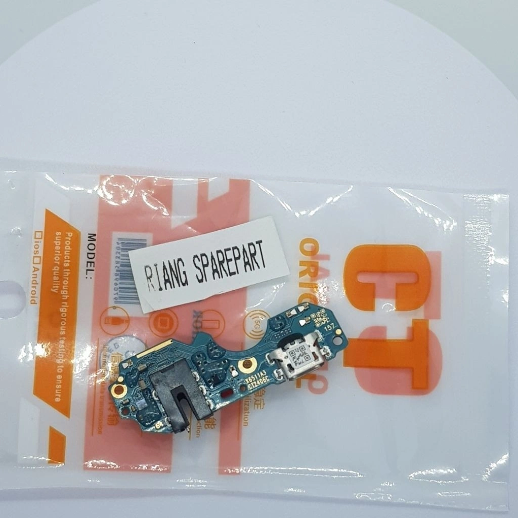 BOARD CHARGER FLEKSIBEL KONEKTOR CAS INFINIX SMART 6 X6511 X6511B ITEL VISION 3 PAPAN CAS + HEADSET + MIC FULL ic