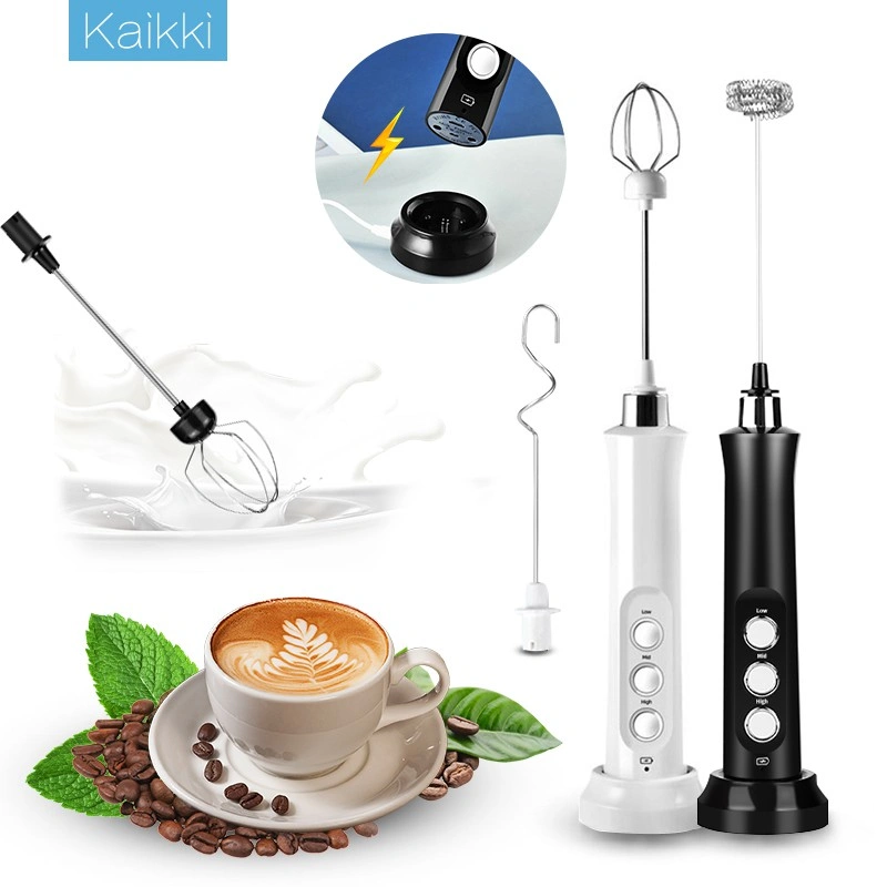 Kaikki Further Mixer Mini Hand Mixer Coffee Mixer Hand Blender Pengaduk Kopi Pengocok Pelur USB Portable - MX2