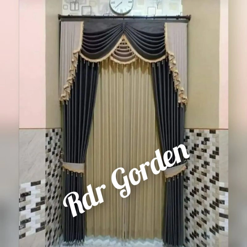 Tirai Pintu Manik manik Gorden Jendela Hordeng Poni Tirai Ruang Tamu