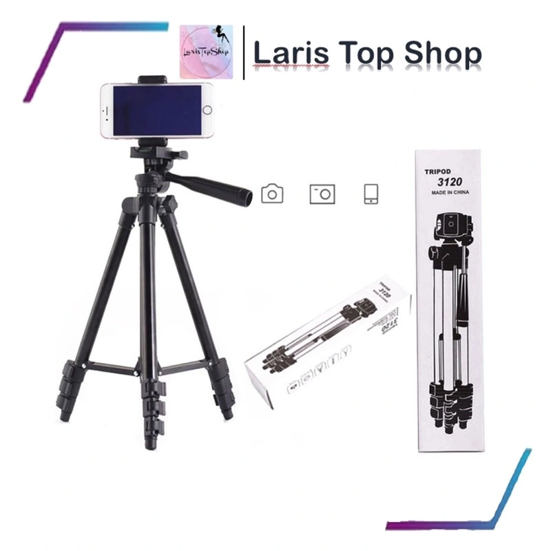 TRIPOD HP DAN KAMERA UNIVERSAL + FREE HOLDER U 3120A / Holder HP Kamera 1 Meter
