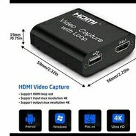 Video Capture Card Hdmi Dengan Loop Usb 2.0 1080P