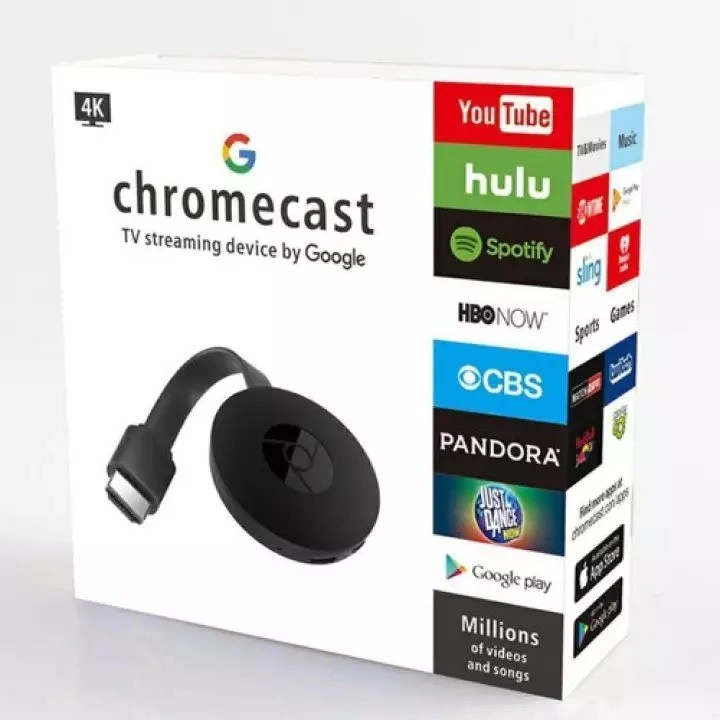 Ratuacc Chromecast Tv Streaming Device By Google 4K ~ Harga Ecer & Harga Grosir (5pcs)