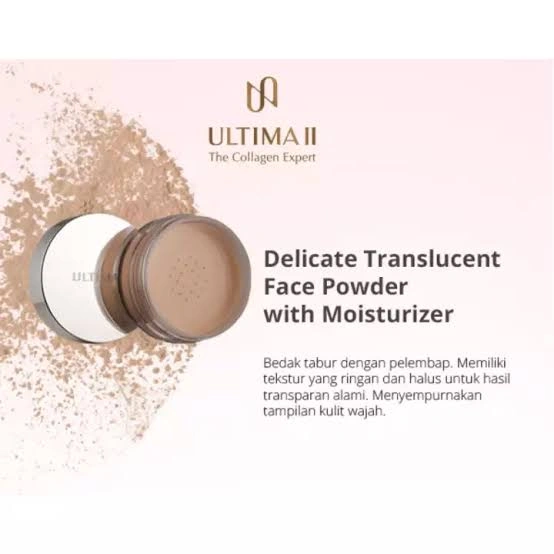 KK - Ultima II DELICATE TRANSLUCENT LOOSE POWDER 24GRAM  Bedak Tabur 24GRAM