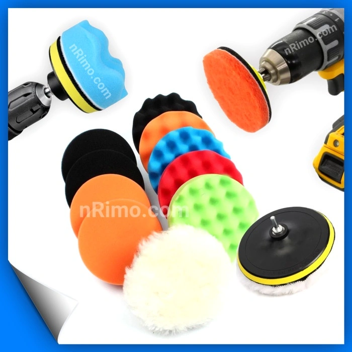 Mata Bor Busa Poles Mobil Motor Sponge Polish Pad Polishing Polisher 5 Inch 10 Pcs Compound Wax Detailing Buffing Spon Car Body Kompon Polesan