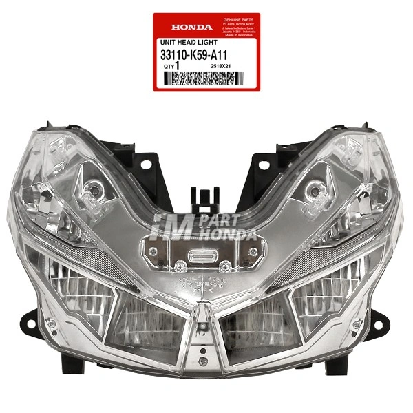 33110-K59-A11 Reflektor Lampu Depan Vario 125 150 LED 2015 - 2017 Tanpa Socket & Bohlam Sein