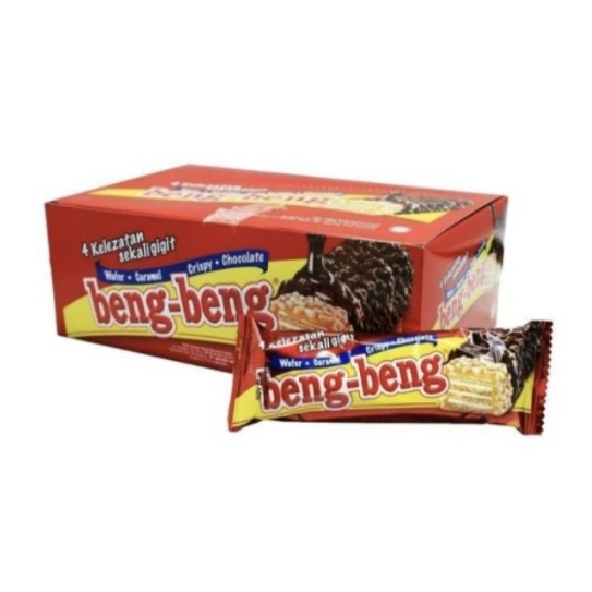 BENG BENG BOX ISI 17 PCS x 25 GRAM CHOCOLATE WAFER CARAMEL CRISPY REGULER ORIGINAL BIASA MAYORA COKLAT BENG-BENG SNACK MAKANAN RINGAN CEMILAN ANAK GROSIR MURAH TERMURAH BANDUNG BISKUIT KUE BOX GR DUS