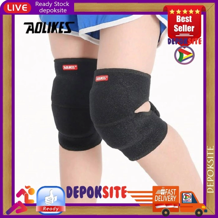 1 Pasang Aolikes 7115 Knee Pad Protector Support Kid Deker Pelindung lutut Kaki anak Kneepad Kids