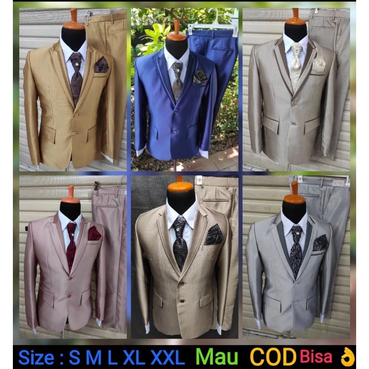 Podo Moro 1 stel jas bahan semi woll S M L XL XXL Jas pria formal jas wedding jas blazer jas murah jas blazer jas manten jas pengantin jas slim fit jas modern jas jas kantor jas wusuda jas manten jad wedding