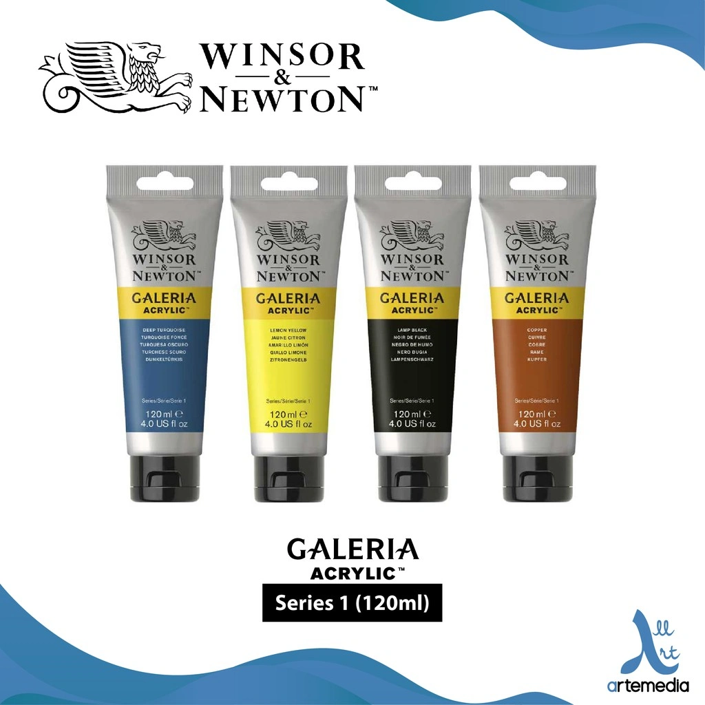 Winsor & Newton Galeria Acrylic 120ml Series 1 Acrylic Paint Cat Akrilik - 01/02