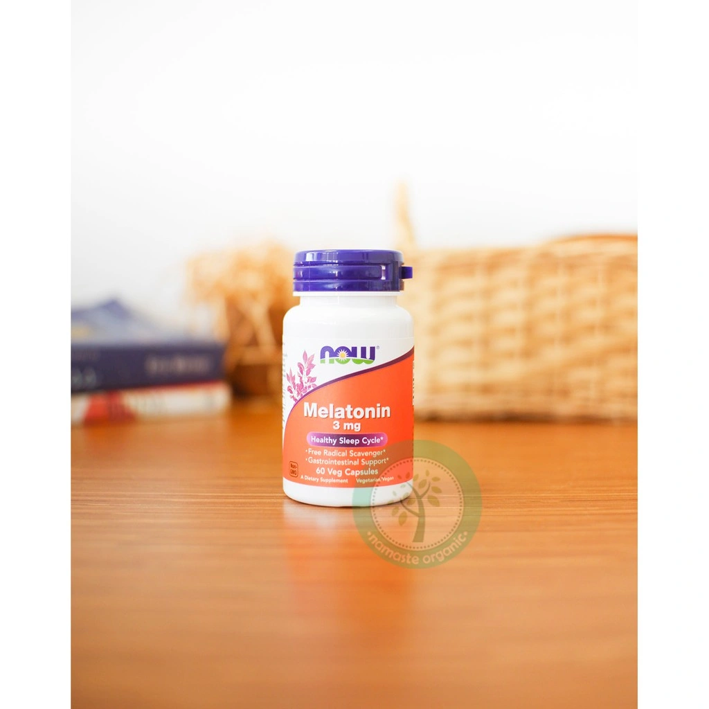 NOW FOODS MELATONIN 3MG - 60 VEG CAPSULES