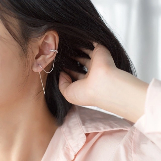 Ark.co - Vesper multiway earcuff with stud (per 1 pc) anting klip earthreader minimalis simple