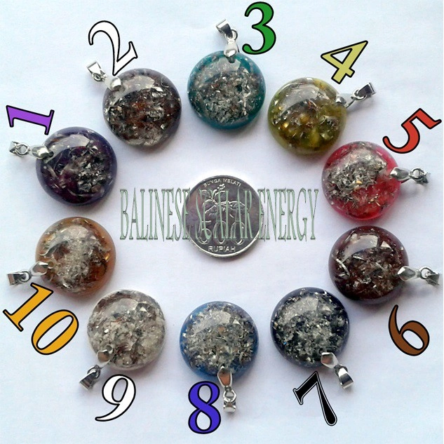 MINI PENDANT DOUBLE POWER ORGONITE WITH SCALAR ENERGY