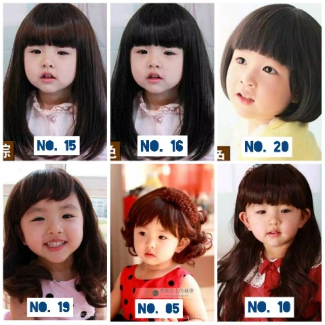 Rambut Palsu Anak Perempuan / Wig Anak / Aksesoris Rambut Bayi Anak Perempuan
