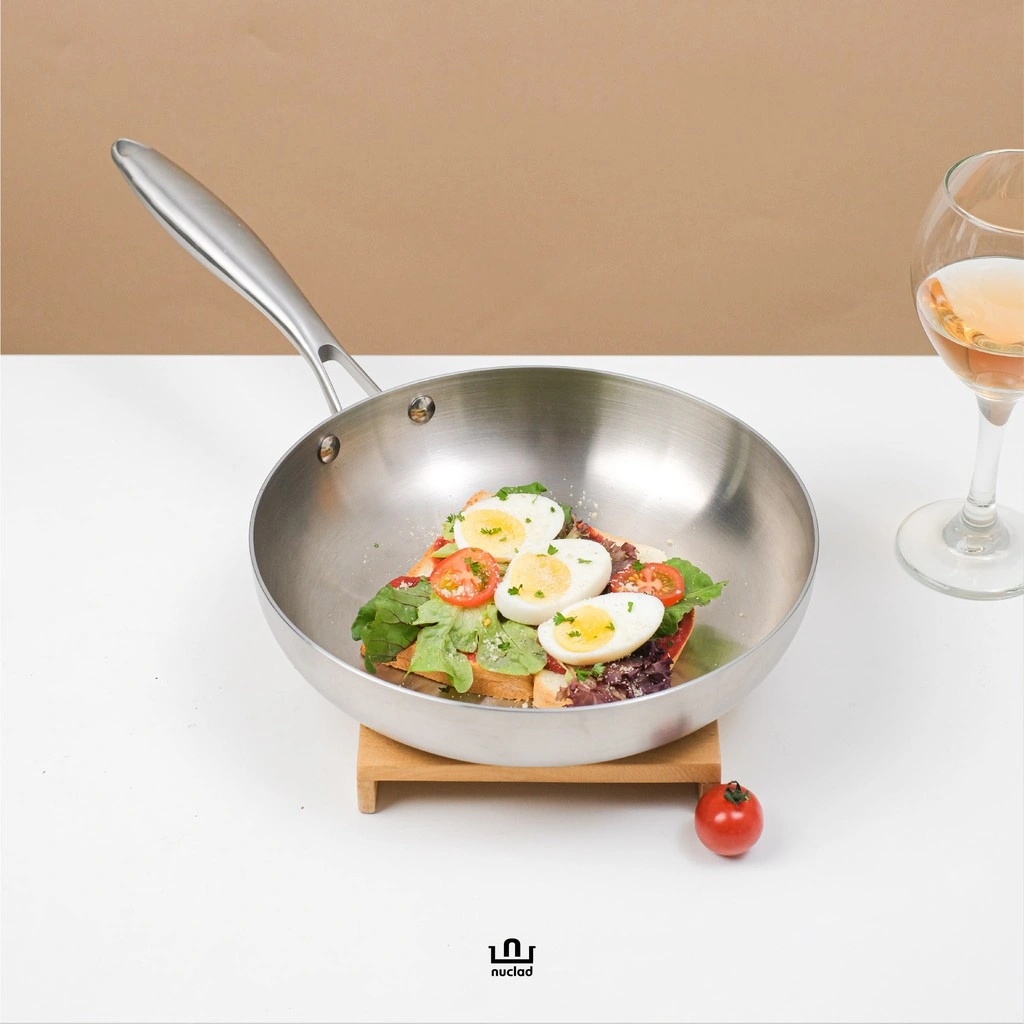nuclad edel skillet / frypan || premium stainless steel pan