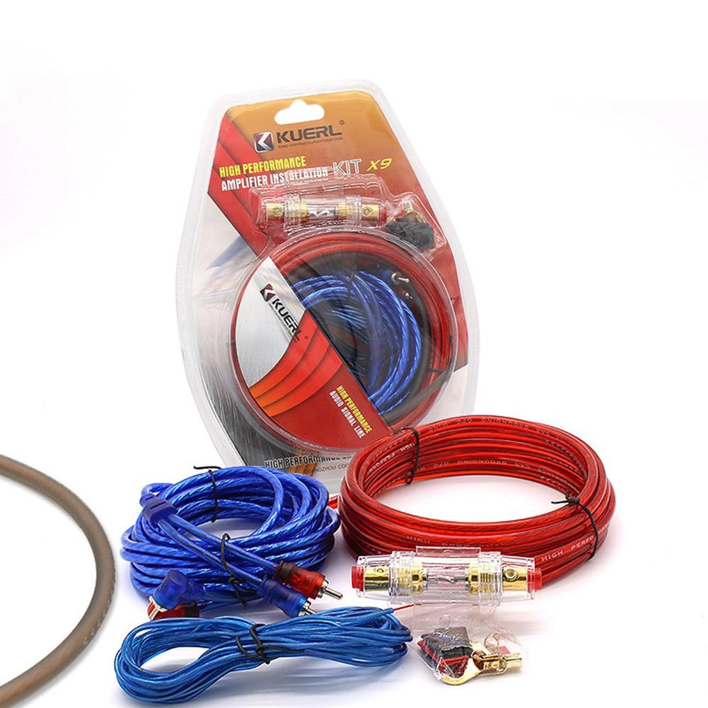 Paket Kabel Audio Mobil Full Set Instalasi Sound System Mobil Car Audio Speaker Subwoofer 12 inch 10ga Kabel Daya Kuerl