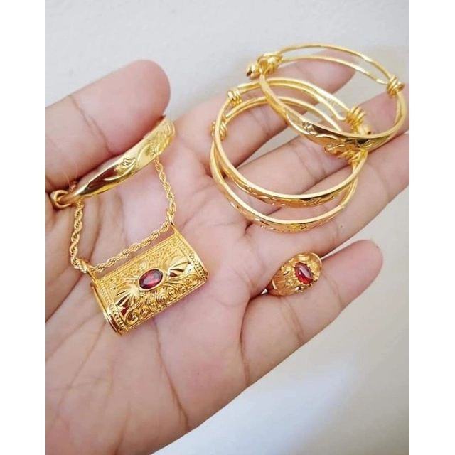 promo set  gelang bayi 3 bulanan atau 6 bulanan bahan xuping