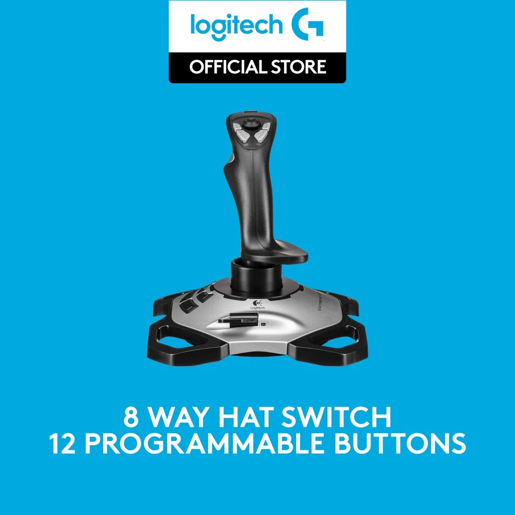 Logitech Extreme 3D Pro Joystick Flight Simulator untuk PC