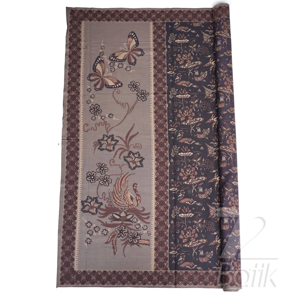 KAIN BATIK PREMIUM Bahan Katun Motif Ikan Two Tone Pagi Sore Warna Earthy Brown 728390 Cap 72 Jarik Jarit Samping Kebat Panjang Batik Katun Modern Premium Bahan Seragam Batik Pernikahan Kantor Keluarga Murah Kamen Jadi Batik Bali Lembaran