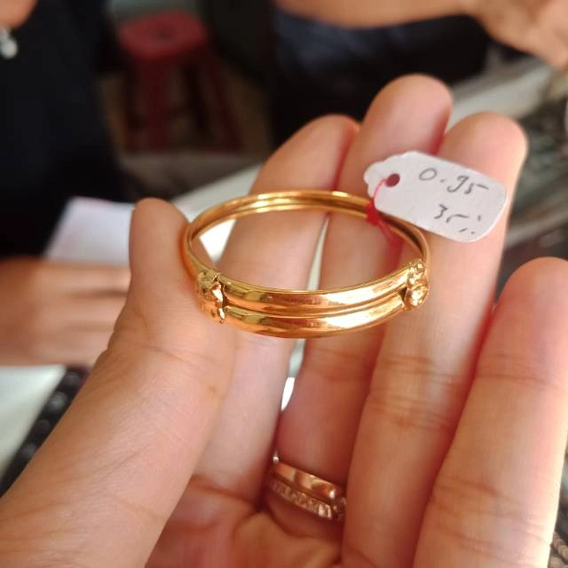 Gelang Anak Bayi Emas Asli Ready Gelang Emas Anak Gelang Bangle Emas Bayi Gelang Ready Emas Asli