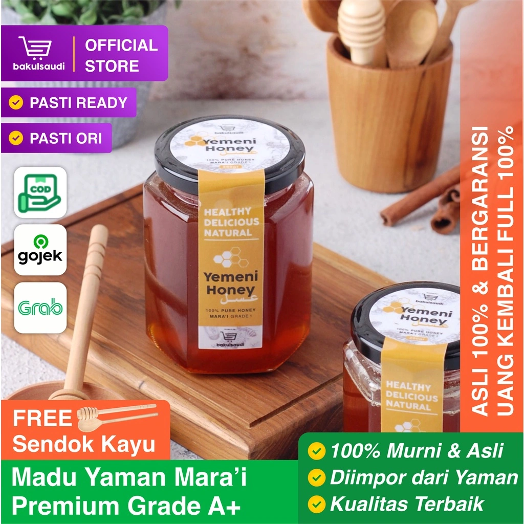 Madu Yaman Mara'i Premium Murni Original 100% Murni Maro'i Marai Maroi Arab Asli 100%