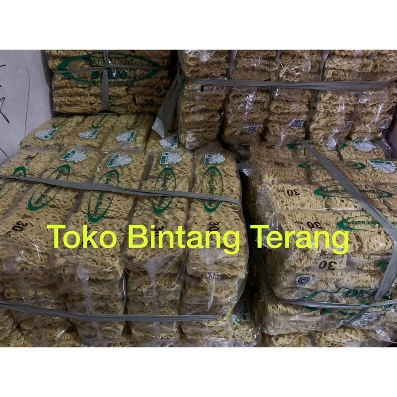 Mie Kering untuk Bakso Burung Dara 1 Bal Ball isi 5 ikat x 30 biji / Mi Bakso Premium Hijau isi 150 keping
