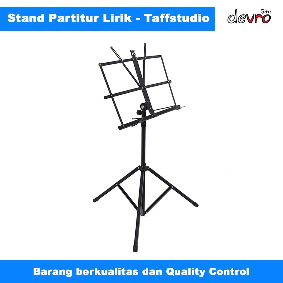 Tripod Stand Partitur Sheet Musik - Stand Lirik Tripod - TaffStudio CM-001