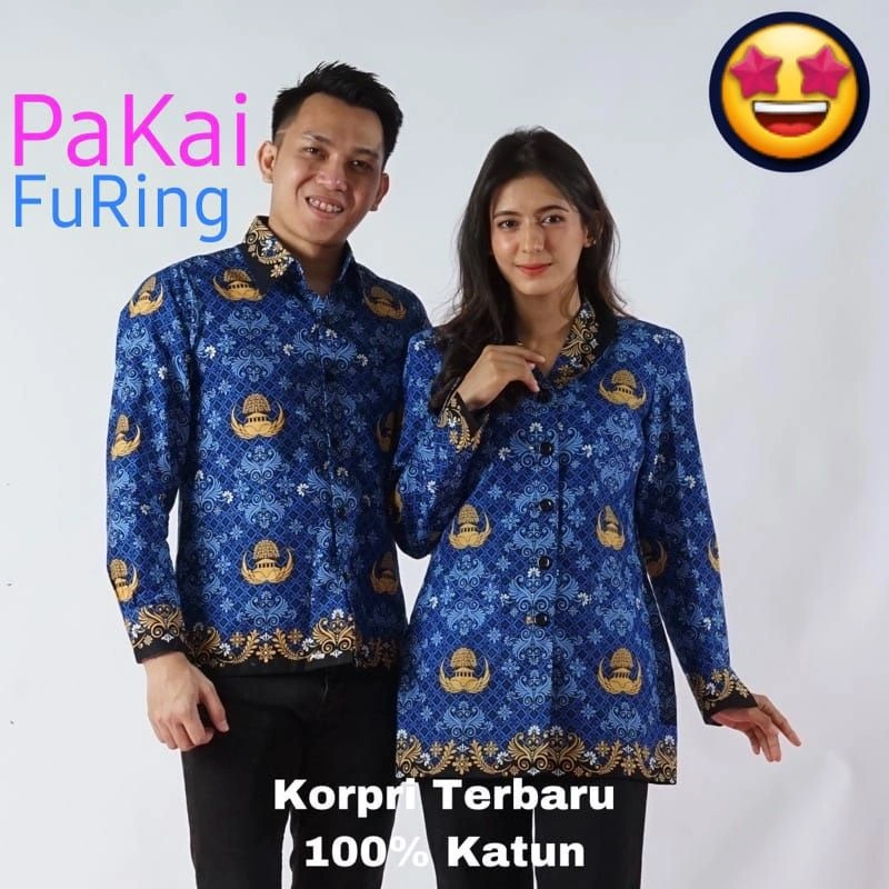 Seragam korpri terbaru Krah hitam full furing // baju korpri terbaru kerah hitam // baju seragam korpri terbaru lapis furing // seragam korpri pria terbaru // seragam korpri wanita terbaru // seragam korpri terbaru pria dan wanita