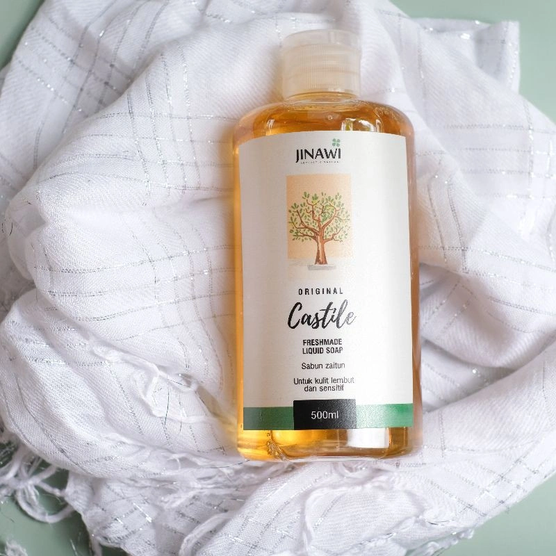 Jinawi Natural & Vegan Castile Shower Gel (olive oil soap) 500 mL BPOM HALAL non-SLS