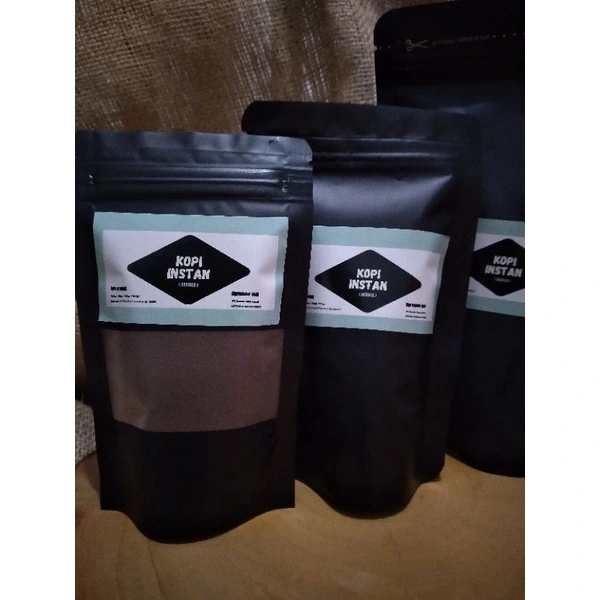 kopi instan arabica murni  tanpa ampas original tanpa gula 100 gr