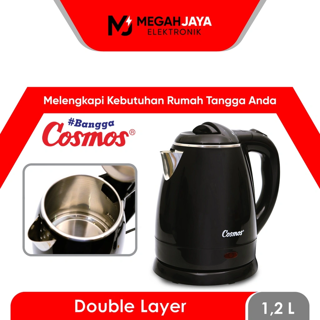 [COD READY] COSMOS KETEL / KETTLE / TEKO LISTRIK CTL-210 B / CTL 210 B / CTL210 B (1,2 LITER) GARANSI RESMI