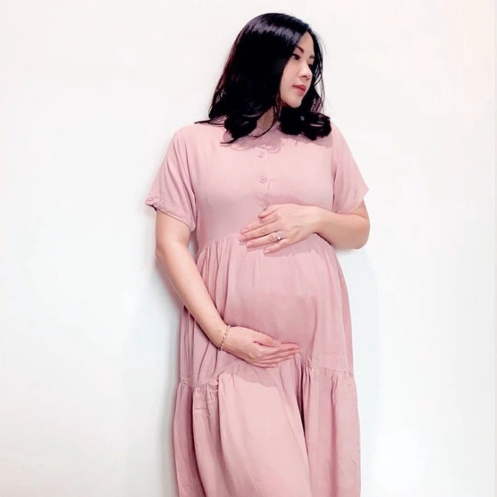 Hellomommy Baju hamil - Bella Maternity Dress Baju hamil dan menyusui
