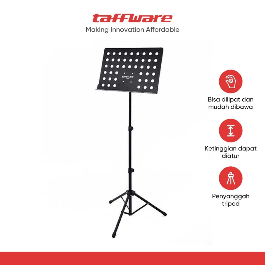 TaffSTUDIO Stand Partitur Sheet Musik - P-06HC