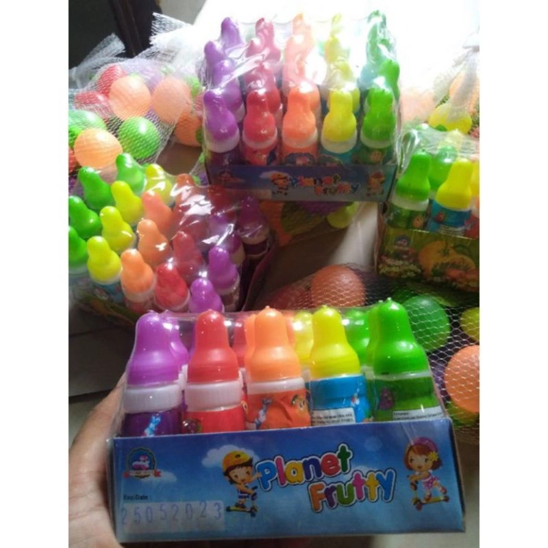 permen planet fruty dot, permen dot, 1 pak isi 20pcs