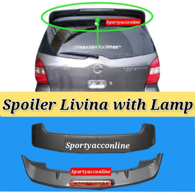 spoiler Grand Livina Plus lampu 2005-2015