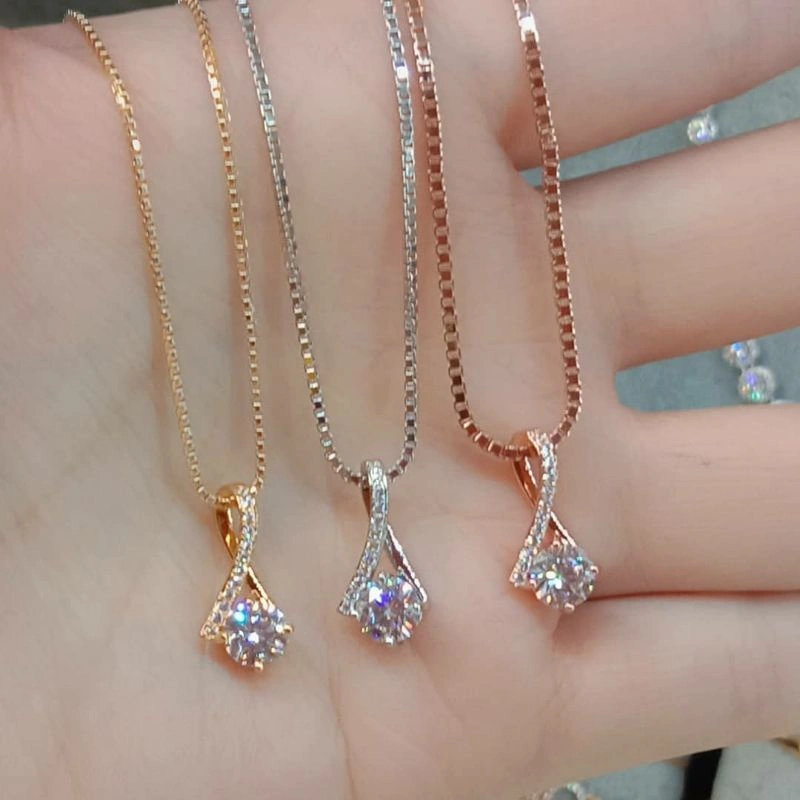 La Vienne - Infinity  - Liontin dan Kalung Titanium Wanita Anti Karat - Perhiasan Perempuan Mewah dan Elegan