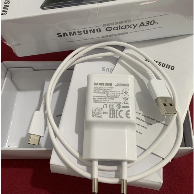CHARGER SAMSUNG ORIGINAL TYPE C FAST CHARGING CAS A30S BAWAAN HP GARANSI SUPER ISI DAYA CEPAT A50S A20S A21 15 WATT CES PENGECAS COPOTAN CASAN ORI ASLI