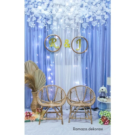 Dekorasi lamaran backdrop/nikah/wedding/aqiqah