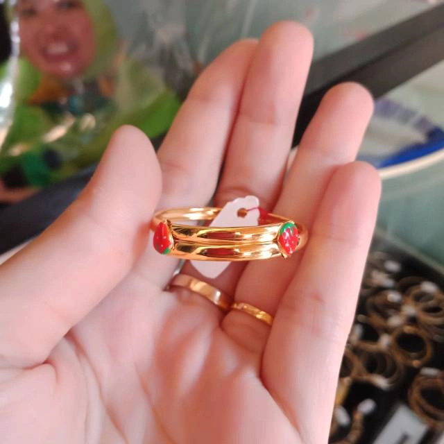 Gelang Bayi Anak Emas Asli Gelang Strowberry Gelang Emas Asli Murah Gelang Tangan Anak Bayi Emas Muda Gelang Bayi Baru Lahir Bisa Dibesar Kecilkan Gelang Baby New Born Model Bangle