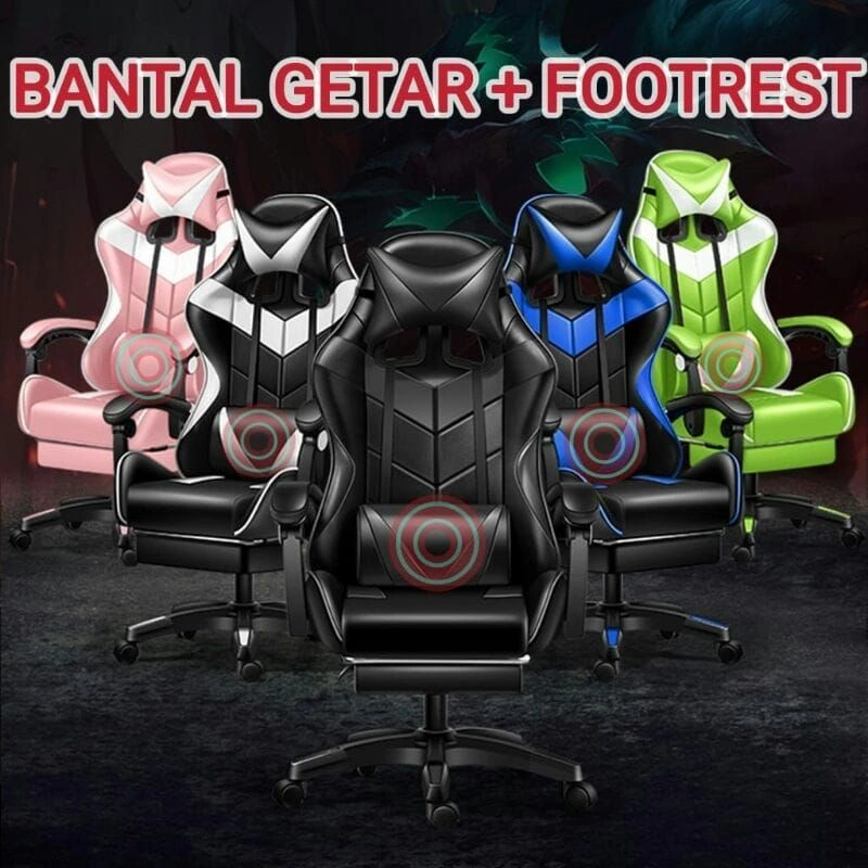 Highline Kursi Gaming Kantor Jaring Kursi Kerja Ergonomis Kursi Gaming
