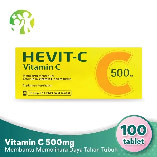 Hevit-C Vitamin C 500 mg - Membantu Memenuhi Kebutuhan Vitamin C Tubuh