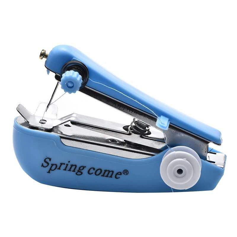 Mesin Jahit Tangan Kecil Merk Spring Come Mini Portable Hand Sewer Machine Warna Warni Alat Peralatan Perlengkapan Aksesoris Home Stuff Rumah Tangga Tools Prakarya Kerajinan Craft Crafting Art Seni Kesenian Kertakes Kain Baju Dress Penjahit Tailor Malang