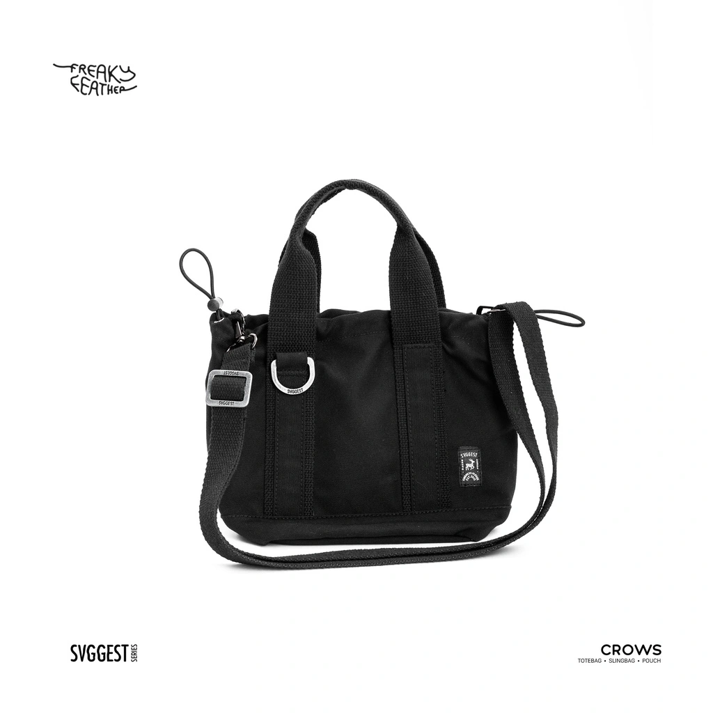 Svggest Crow Sling Bag - Freaky Feather Series