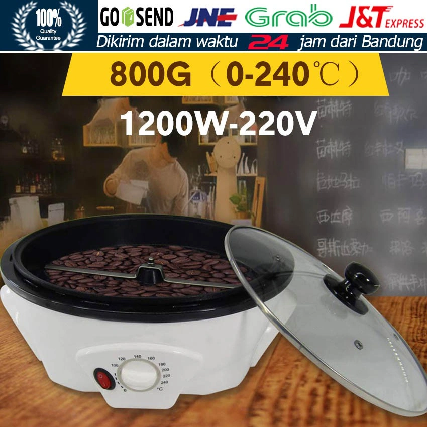 800G Listrik Mesin Kopi Espresso Coffee / Mesin Pemanggang Kopi / Bean Roasting Machine / Maker Alat Murah Otomatis Grinder / Mesin Penggoreng Biji Kopi