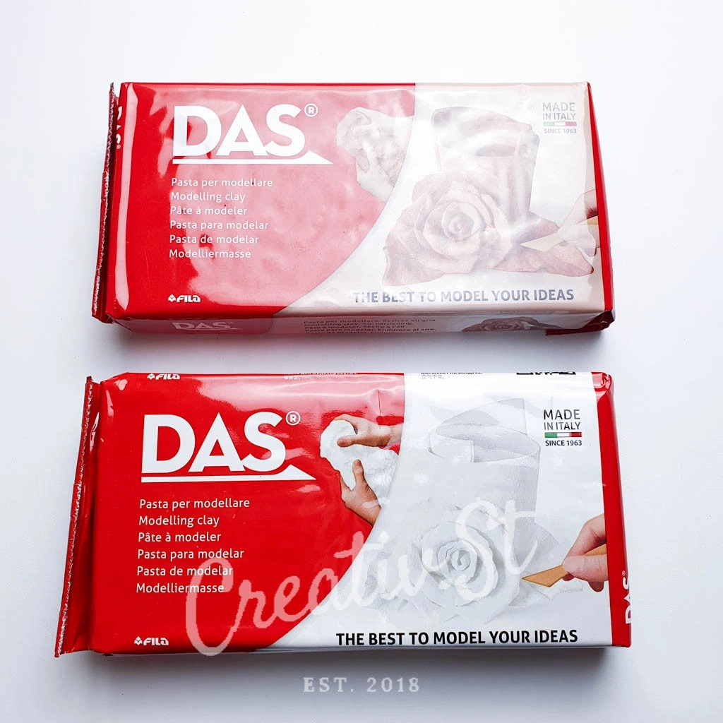 DAS Modelling Clay 1000 Gr Tanah Liat Air Dry 1 Kilo Kerajinan Sculpting Pottery