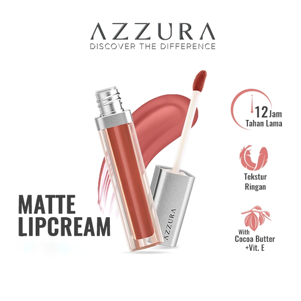 [NEW] AZZURA Matte Lipcream Lipstik Matte
