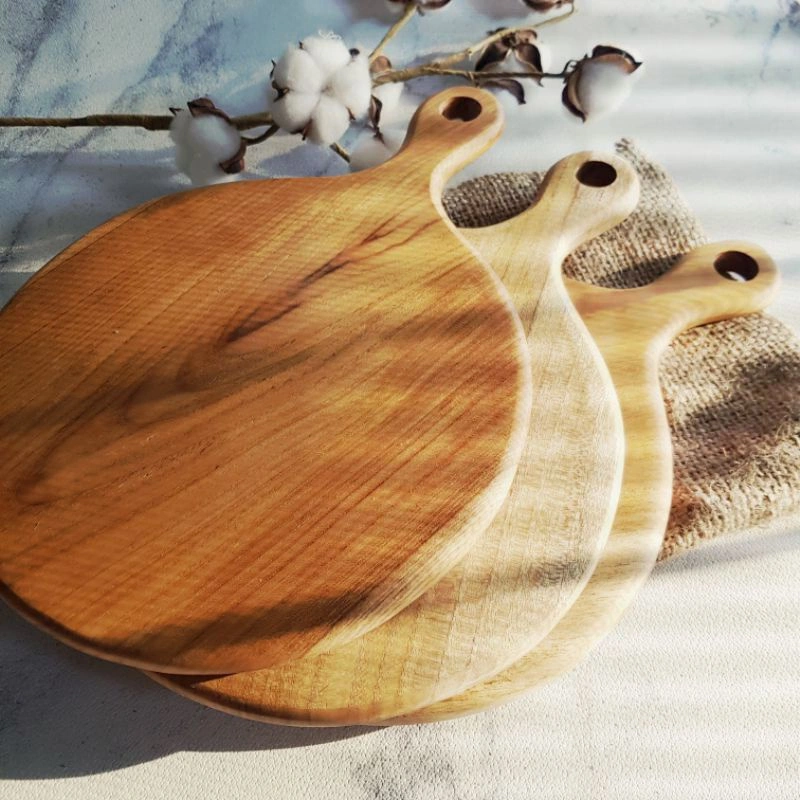 TALENAN KAYU BULAT/TATAKAN PIZZA