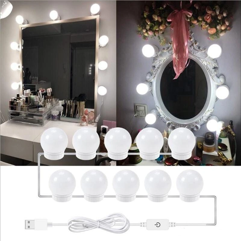 [10 BOHLAM  ] LAMPU LED MEJA RIAS MAKEUP LED Vanity Bulbs Mirror Light Kit TUMBLR CERMIN KACA 3 WARNA