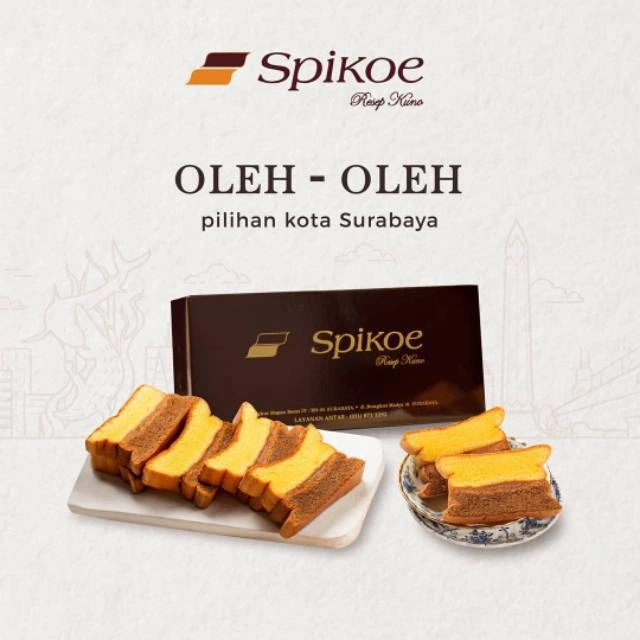 Spikoe resep kuno asli 100%+ tas free packing dos kue lapis oleh oleh khas surabaya (INSTAN KIRIM HR YG SAMA)