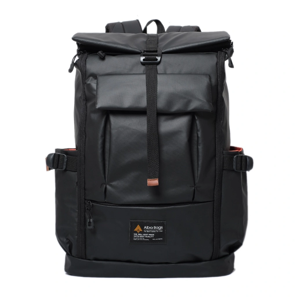 Alba Project - Tas Ransel Vegas 1.0 - Tas Ransel Pria Waterproof Tas Outdoor Anti Air Backpack Laptop Tas Punggung Pria Wanita Anti Air