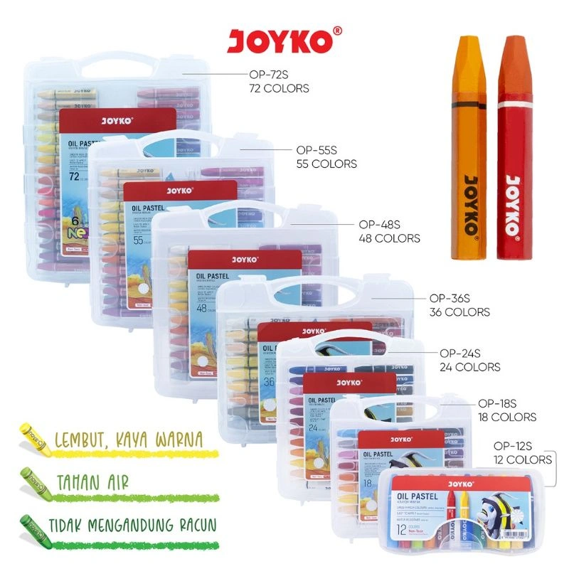 Crayon Minyak Oil Pastel Joyko